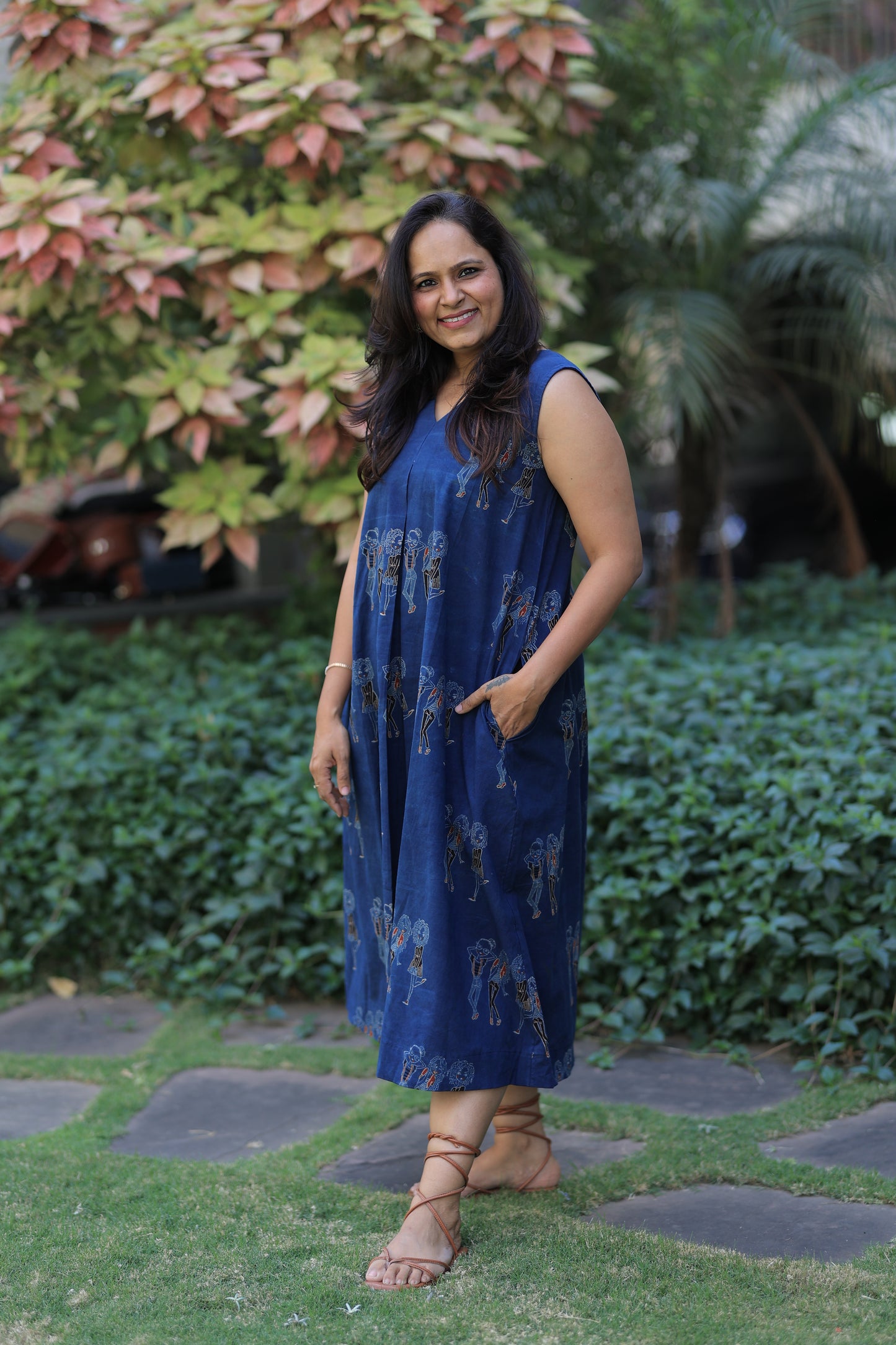 Indigo 3 girls summer dress