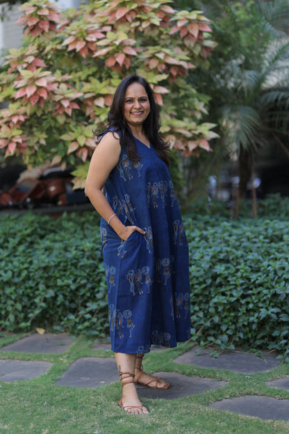 Indigo 3 girls summer dress