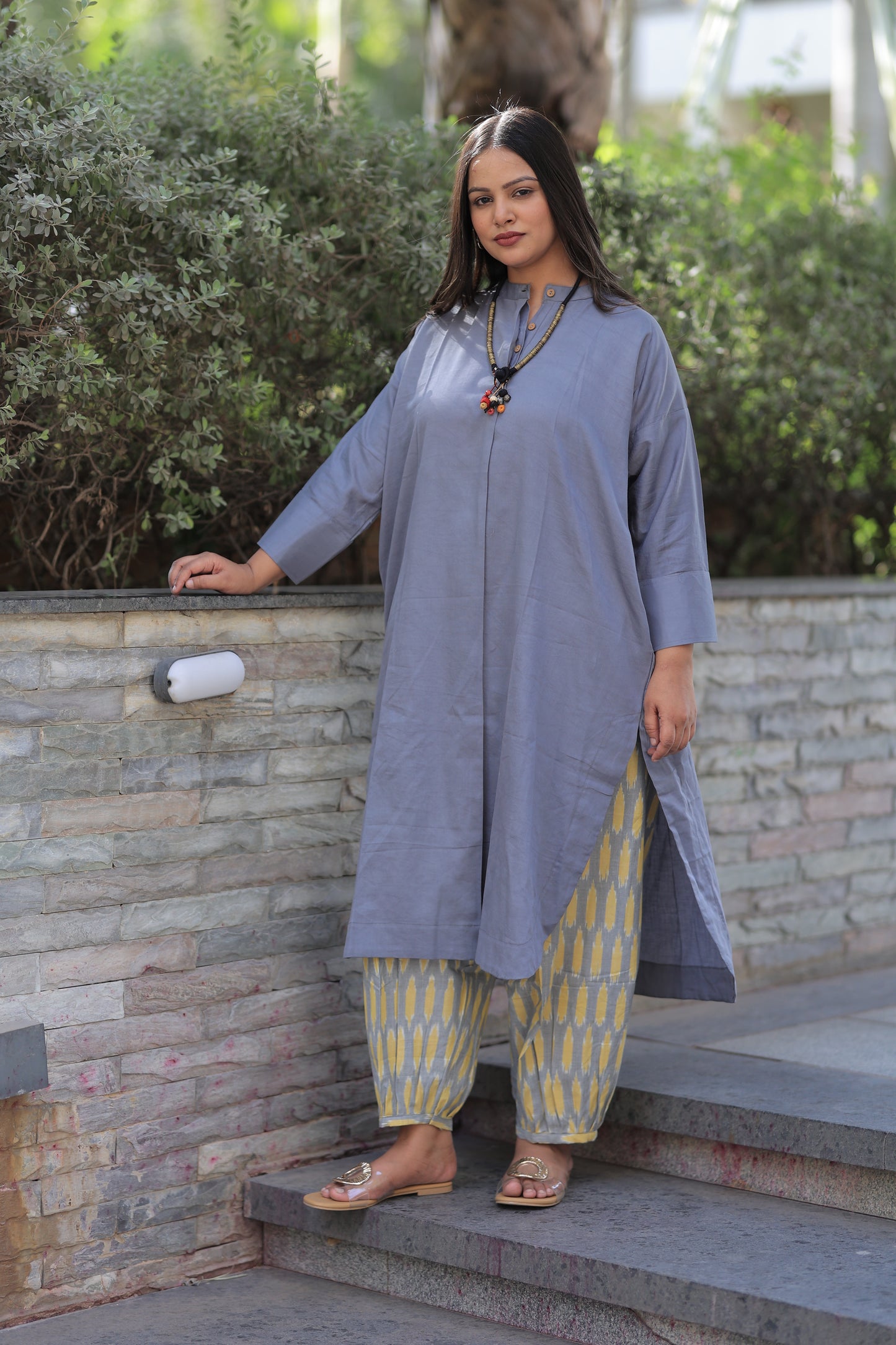 Cool Grey Any-Fit Kurta Shirt
