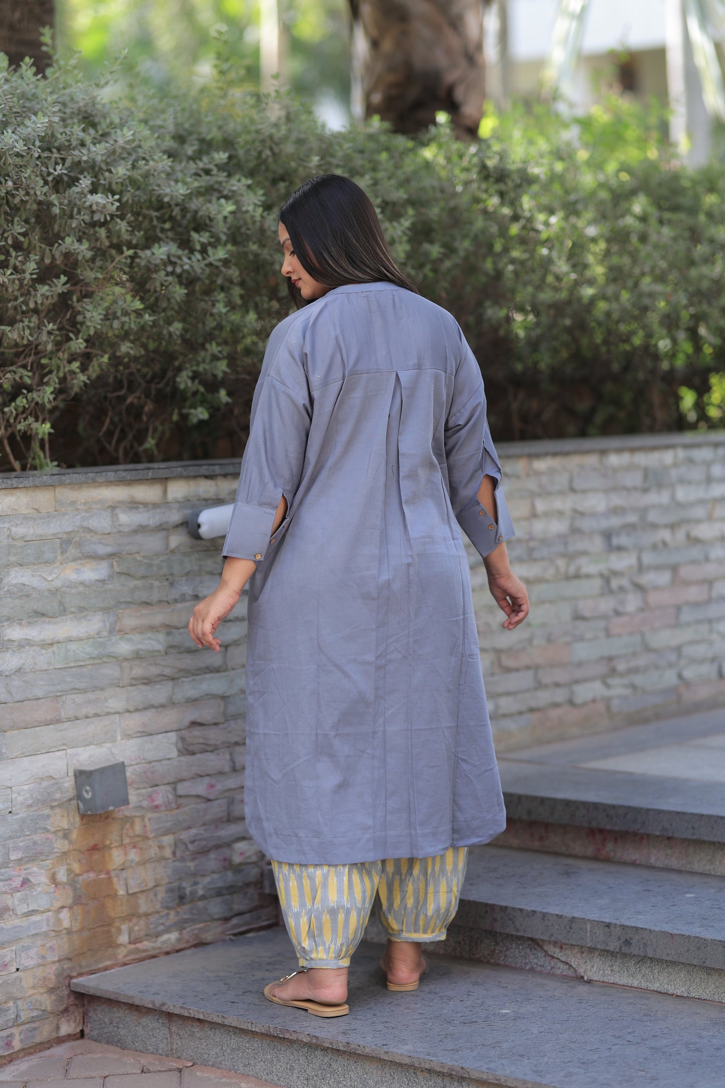 Cool Grey Any-Fit Kurta Shirt