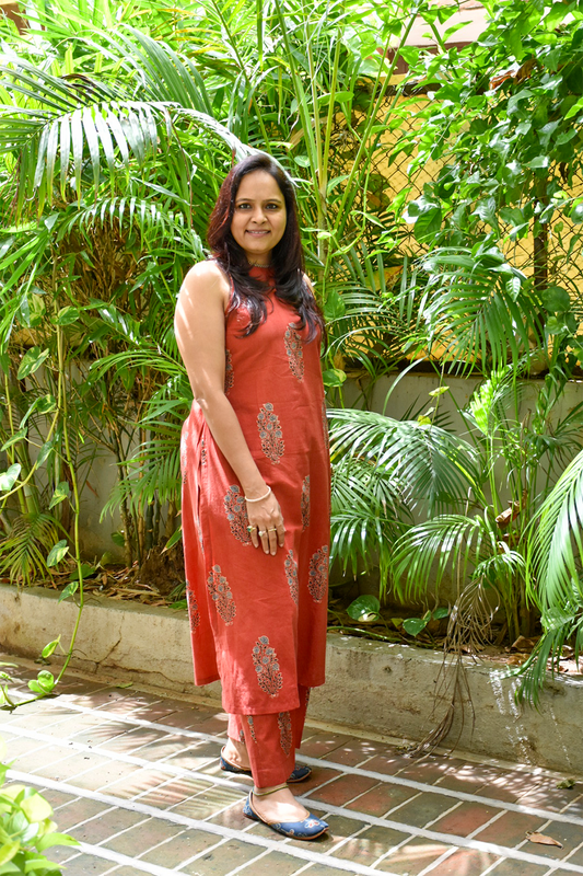 Madder Long Kurta Pants Set