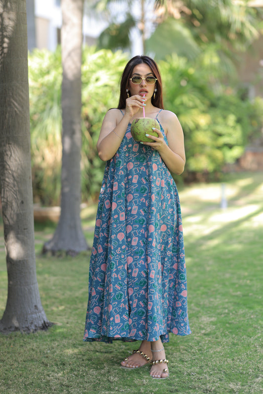 Travel Blog Beach Maxi Dress - Till