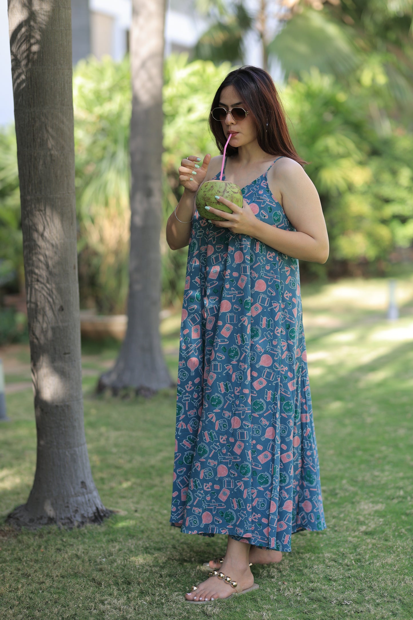 Travel Blog Beach Maxi Dress - Till